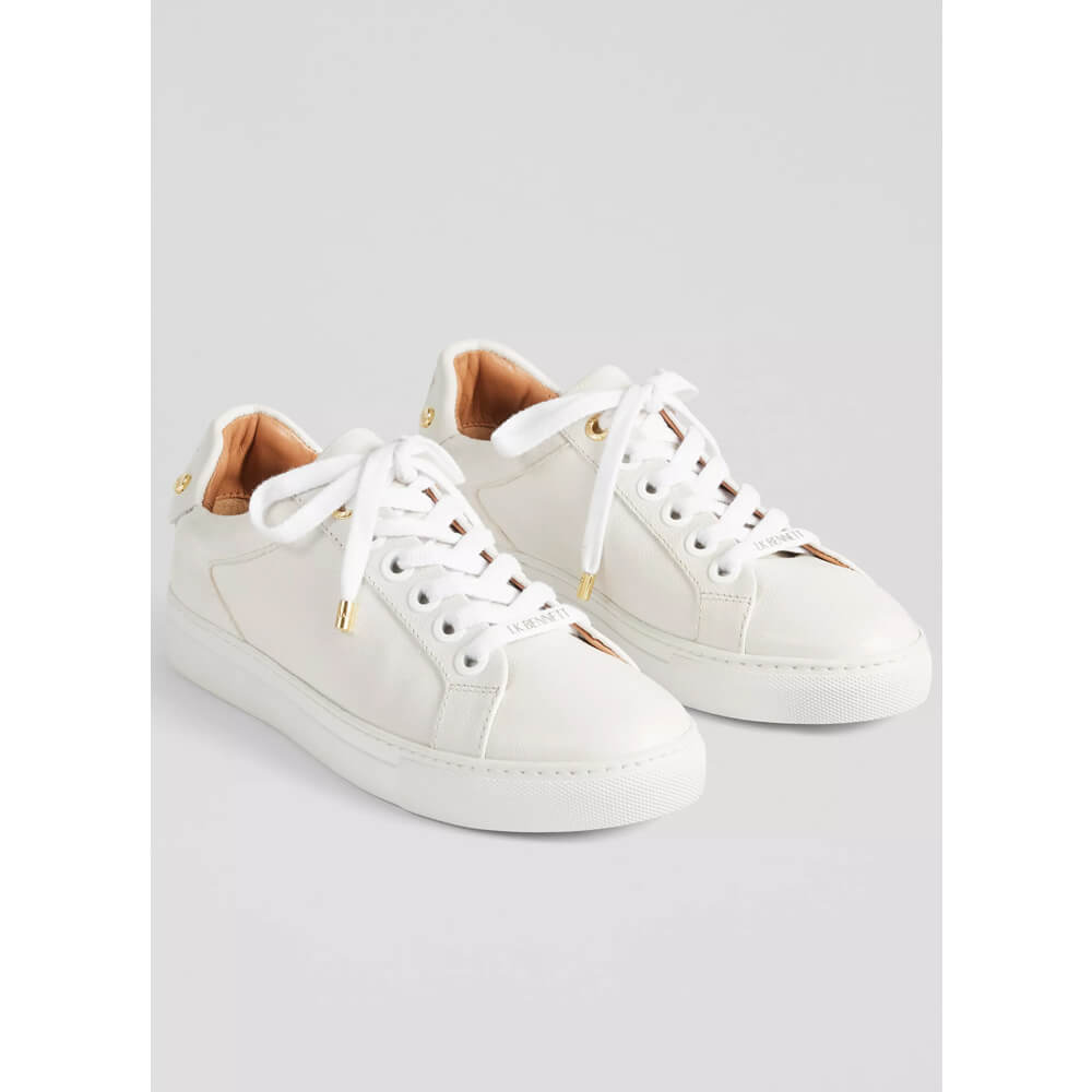 LK Bennett Signature Leather Trainers Jarrolds Norwich